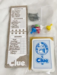 Parker Brothers, Vintage Clue the Classic Detective Game Replacement Pieces - Picture 1 of 2