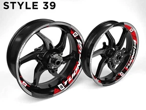 Aprilia Tuono V4 Motorrad Felge Wrap Aufkleber Aufkleber für 17 Zoll Räder - Bild 1 von 24