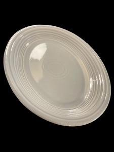 Fiesta Ware Medium Pearl Grey Platter 11 1/2"