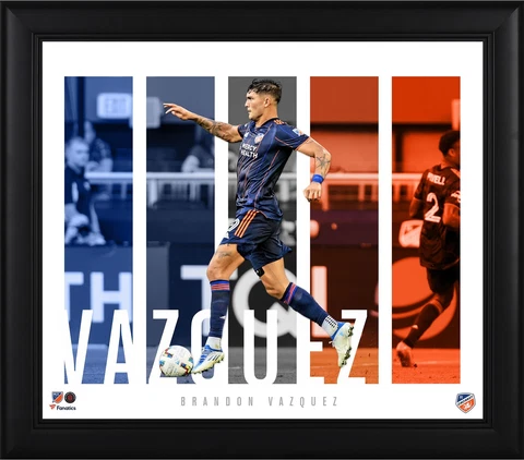 Brandon Vazquez FC Cincinnati Framed 15x17 Player Panel Collage Cover