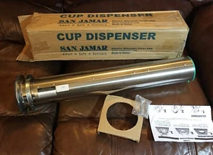 San Jamar C3200C Stainless Steel In-Counter Mount Beverage Vertical Cup Dispense - Picture 1 of 12