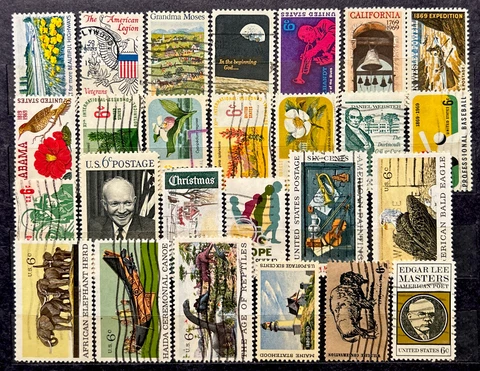 US STAMPS, 26 Different Mix Condition Year 1969-70  (2696)F Cover