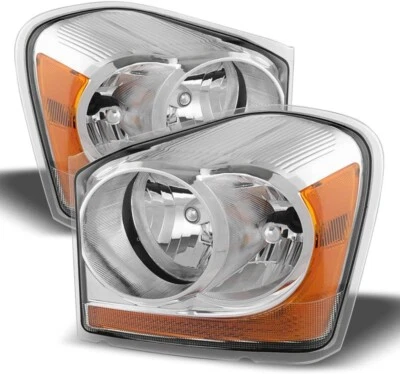 Faros delanteros de repuesto transparentes izquierda+derecha para Dodge Durango 2004-2006 Foto 1 de 4