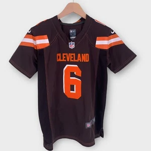 NFL Nike Kids Baker Mayfield Cleveland Browns Jersey #6 Medium 10/12 Embroidered - Picture 1 of 10