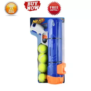 Tennis Ball Blaster Dog Toy Gift Set Ball Thrower Launcher 3 Dog Tennis Balls - Picture 1 of 6