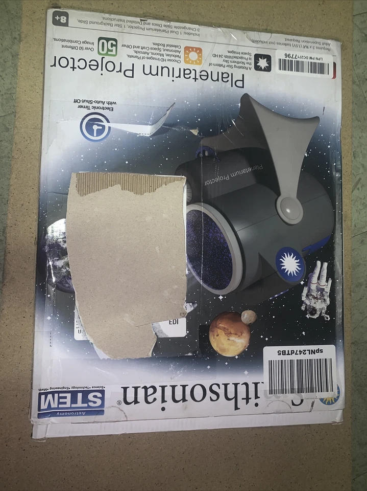 Smithsonian Optics Room Planetarium and Dual Projector Science Kit, Black/Blue - Image 1 of 1