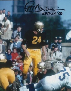 Autographed PETE DAWKINS Heisman 58 Army 8x10 photo - w/COA - Picture 1 of 1