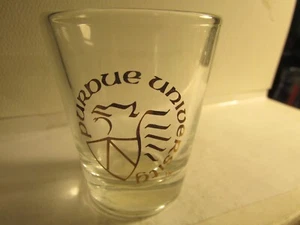 Universidad de Purdue - Cristal de tiro estándar - logotipo dorado transparente de Libbey nuevo - Imagen 1 de 3