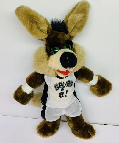 Vintage NBA San Antonio Spurs Mascot The Coyote Plush Toy Doll 17” Cover