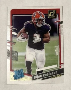 BIJAN ROBINSON Donruss ROOKIE “Rated Rookie” Acetate SP Parallel Variation RC - Picture 1 of 2