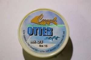 CARPERS OTTER SOFT TRECCIATO SLOW SINKING PESCA CARPA MT 25 lbs 15 - Imagen 1 de 2