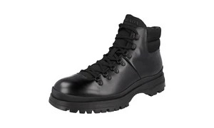 PRADA Leather Brixxen Ankle Boots Booties 2TE179 - Black - NEW - Picture 1 of 11