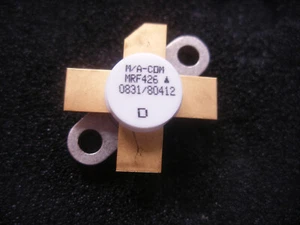 MRF426 HF-Leistungstransistor, 25W, 30MHz, 28Volt Class A, A/B Gain 22dB - Bild 1 von 1