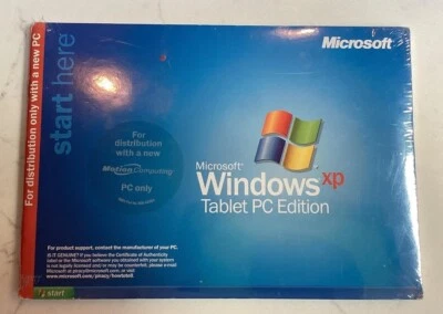 Microsoft Original Windows XP Tablet DISC ONLY - NEW SEALED - Factory install - Image 1 of 2