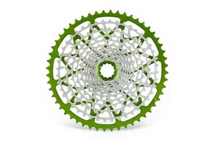 Cassette Garbaruk Wide-Range 12 velocidades, Shimano HG (estándar), 11-52T, verde - Imagen 1 de 1
