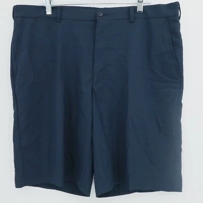Roundtree York Shorts Mens 38 Blue Performance Chino Golf Preppy Causal Dad - Image 1 of 4
