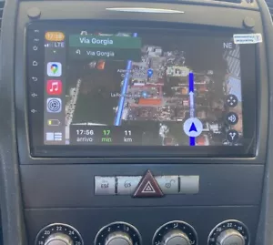 CARTABLET MERCEDES SLK R171 ANDROID Comandi Volante Carplay Bluetooth USB touch - Foto 1 di 7