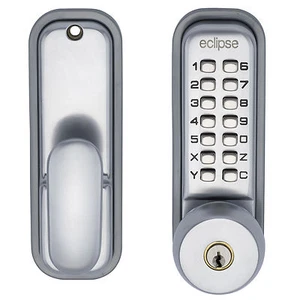 Digital Push Button Commercial Mechanical Door Lock Key Override - Eclipse ED20 - Picture 1 of 1