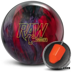 Martillo de bola de boliche RAW rojo humo negro - Imagen 1 de 45
