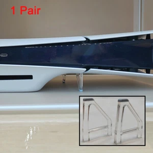 Soporte horizontal transparente antideslizante de montaje triangular para consola delgada para PS5 - Imagen 1 de 14