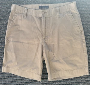 US Polo ASSN Herren 34 beige Chino Shorts Taschen 100 % Baumwolle adrett klassisch - Bild 1 von 12