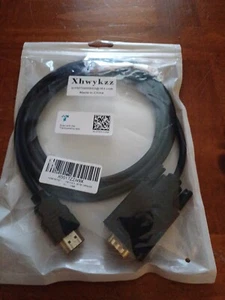 VGA to HDMI Black Cable 2m - Picture 1 of 3