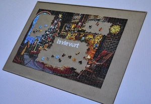 Lavievert Wooden Jigsaw Puzzle Board Khaki Portable Plateau 1500 Pieces - Picture 1 of 4