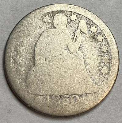 1850 - Seated Liberty Dime - Exact Coin Imaged #SL219 - Image 1 of 2