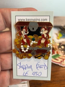 Prendedor de compras Disney (2007) - Chip & Dale Treasure Chest LE450 - Imagen 1 de 1