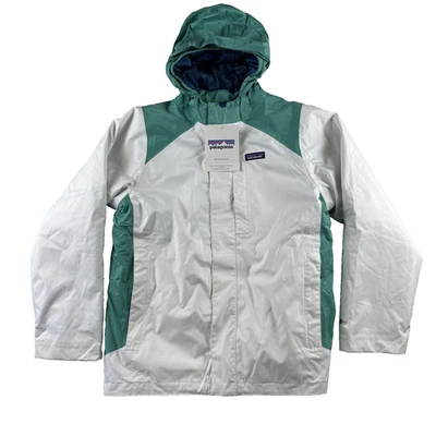 NUEVO Patagonia Chaqueta 3 en 1 Niñas XXL 16-18 Verde azulado Blanco Azul Nieve Esquí Invierno Abrigo Foto 1 de 4