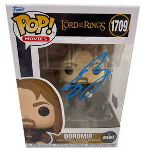 Sean Bean Signed Boromir Funko The Lord of the Rings Authentic Autograph Beckett - Picture 1 of 2