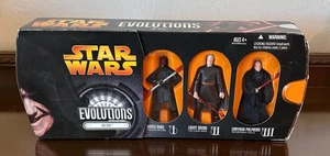 Hasbro Star Wars Evolutions The Sith Darth Maul/Count Dooku/Emperador Palpatine  - Imagen 1 de 6