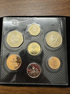 1985 OGP PROOF SET 1 PENCE TO 1 POUND UNITED KINGDOM UK85. Just Coins. 7 Total - Picture 1 of 18