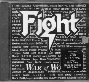 Fight - War of Words (CD, 1993, Epic) - Picture 1 of 2