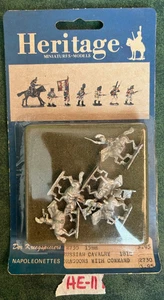 15mm Heritage Napoleonettes Russian Cavalry Dragonons w/ Command Lot HE-11 - Bild 1 von 1