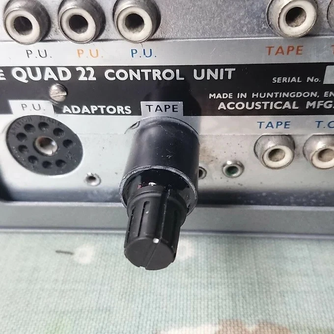 Quad II 22 Vorverstärker Plug in Tape Adapter 10K OHM einstellbarer Pegel - CD/TV etc. - Bild 1 von 4