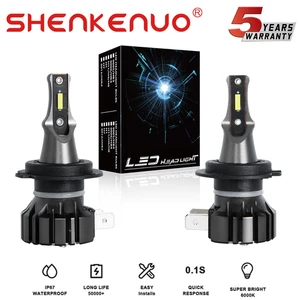 2xH7 LED Headlight Bulbs Kit 2400LM Super White 6000K For Ford Escape 2005-2007 - Picture 1 of 8