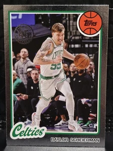 2025-26 Topps 45th Anniversary Baylor Scheierman Boston Celtics #80BK-49 - Bild 1 von 2