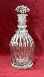 BACCARAT BAMBOU LE CREUSOT WINE DECANTER CARAFE A VIN EAU CRISTAL TAILLE 19EME B - Imagen 1 de 12