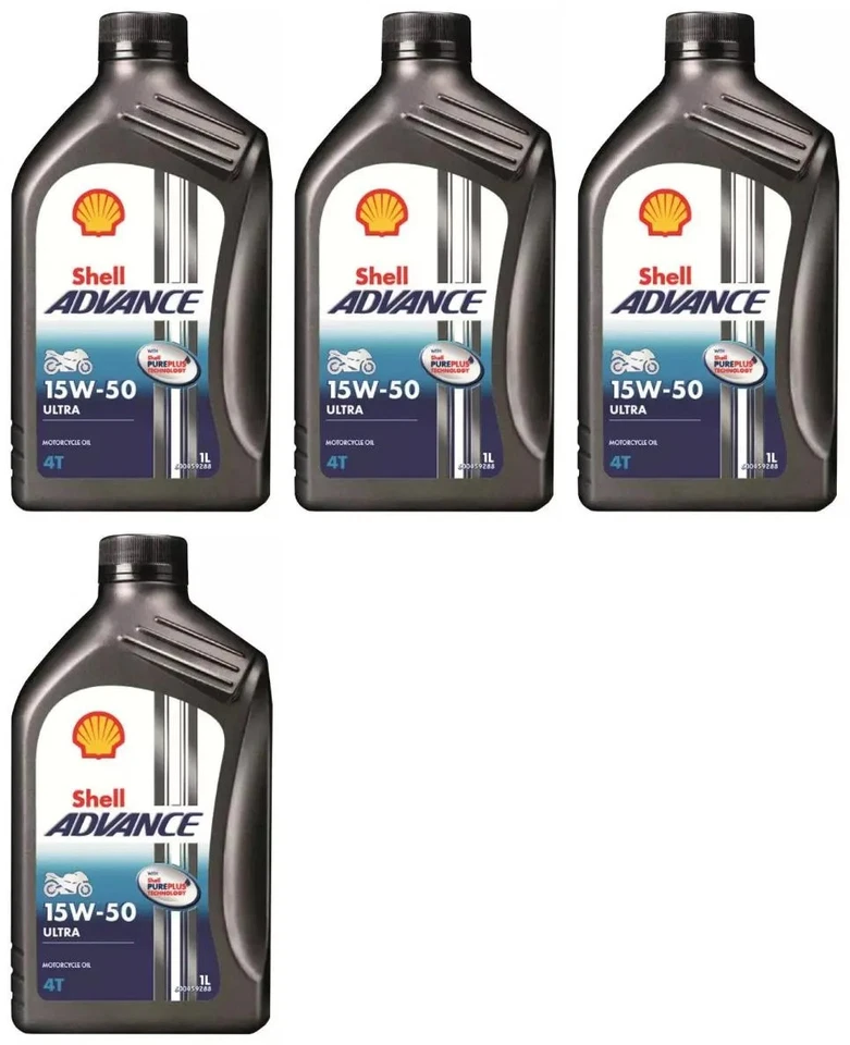 4l Shell Advance 4T Ultra 15W-50 Motoröl Motorrad Bike - Bild 1 von 1