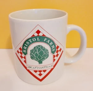 Bristol Farms The Food Place Coffee Cup Mug Two-Sided Logo Free Shipping - Picture 1 of 4