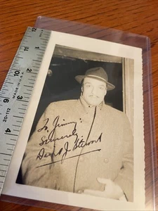 David J. Stewart signiertes Candid Foto Broadway Mord Inc Onkel TV 60er Schauspieler - Bild 1 von 5