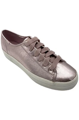 Keds Women's Triple Kick Metallic Lace Up Sneaker Pink Metallic - Image 1 of 3