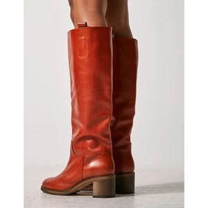 FREE PEOPLE Tabby Tall Tuscan Tan Boots Size 39 - Picture 1 of 11