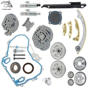 For GM Ecotec 2.2L 2.4L VCT Selenoid Actuator Gear Cover Gasket Timing Chain Kit - Bild 1 von 18
