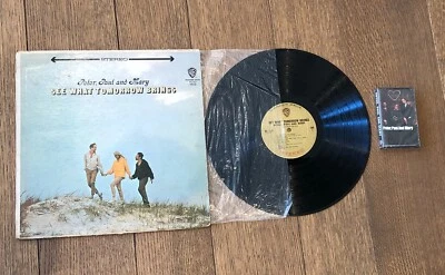 (2) Peter, Paul & Mary See What Tomorrow Brings Record Album Cassette Tape LOT - Image 1 of 4