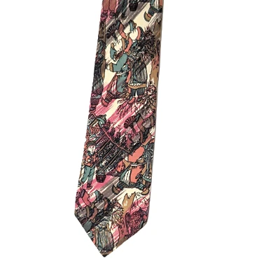 Bachrach мужской галстук галстук 100% шелк дизайнер азиатских людей сделано в Италии 57" - Изображение 1 из 4