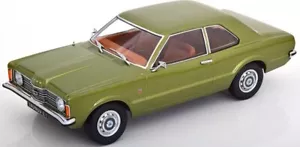 SCALA KK FORD TAUNUS L BERLINA 1971 VERDE CHIARO METALLIZZATO SCALA 1-18 KKDC180972 - Foto 1 di 2