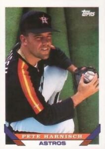 #195 Pete Harnisch - Houston Astros - 1993 Topps Baseball