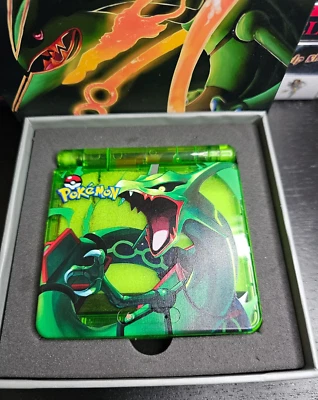 Gameboy Advance GBA SP Rayquaza IPS V5 Screen, New High Capacity Battery - Image 1 of 4